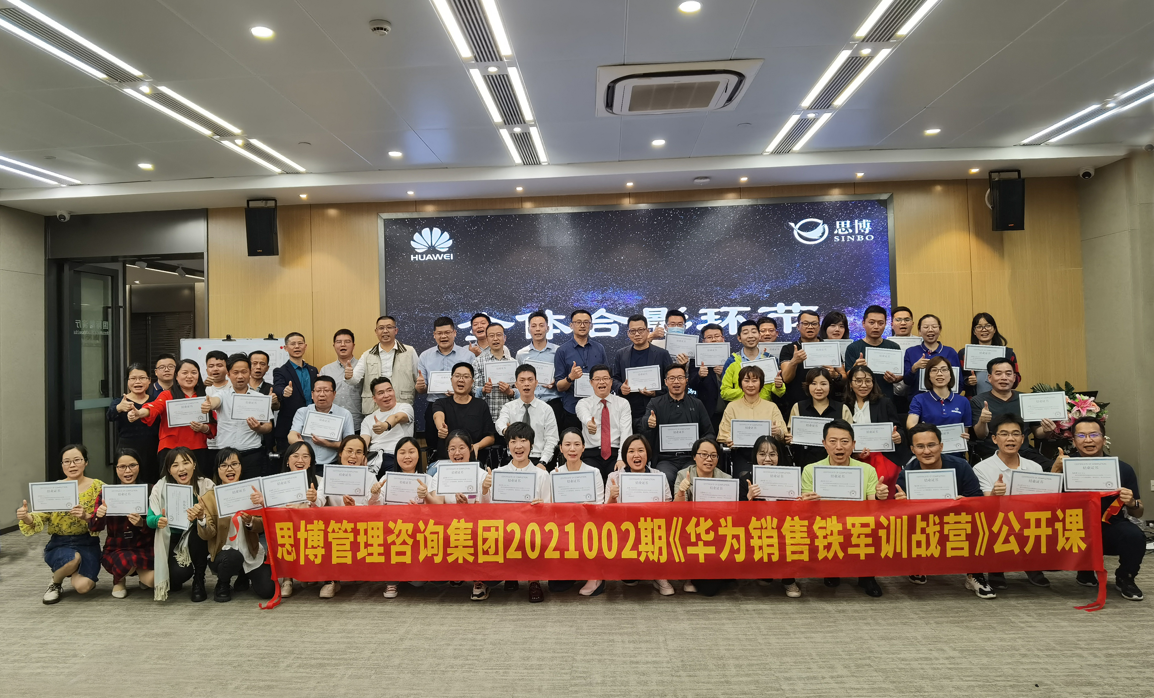 課程回顧|思博管理咨詢(xún)集團(tuán)2021002期《華為銷(xiāo)售鐵軍訓(xùn)戰(zhàn)營(yíng)》公開(kāi)課